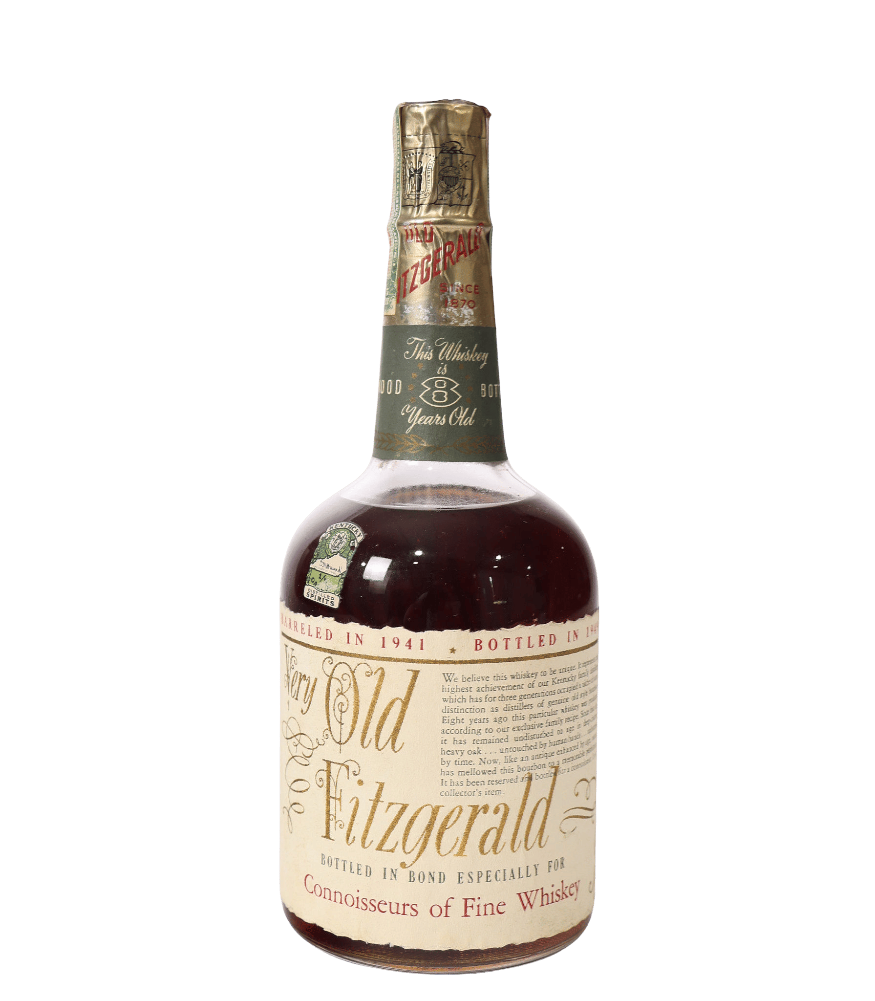Very Old Fitzgerald 8yr Bourbon Stitzel-Weller 1941-1949 | Whiskey